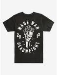 Wage War Rose Skeleton Hand Dead Weight T-Shirt, BLACK, hi-res