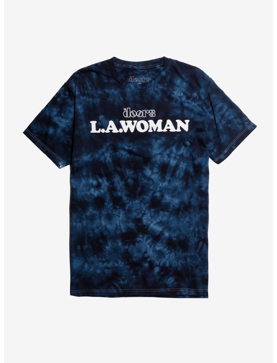 The Doors L.A. Woman Acid Wash T-Shirt, BLACK, hi-res