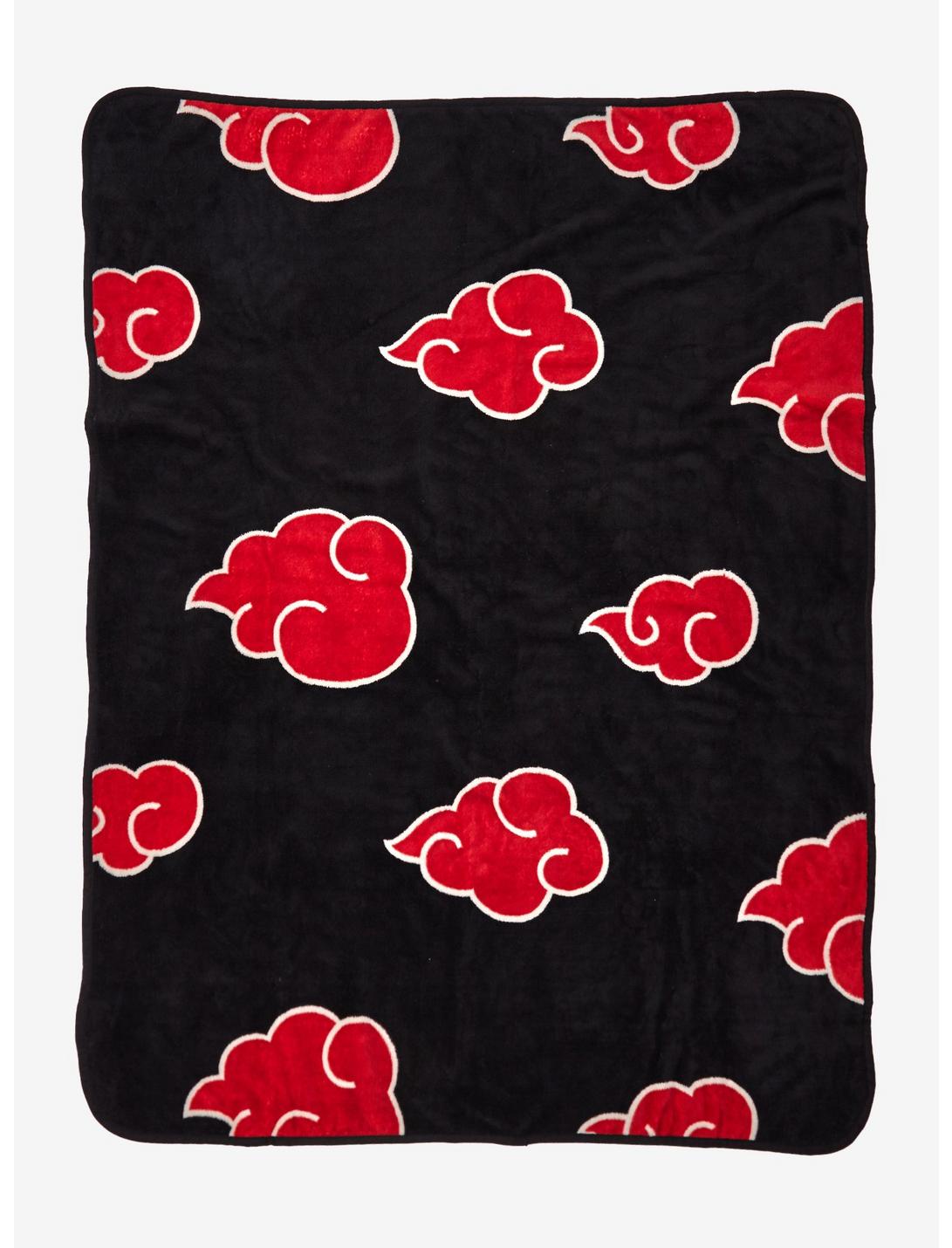 Naruto Cloud Print Throw Blanket - BoxLunch Exclusive, , hi-res