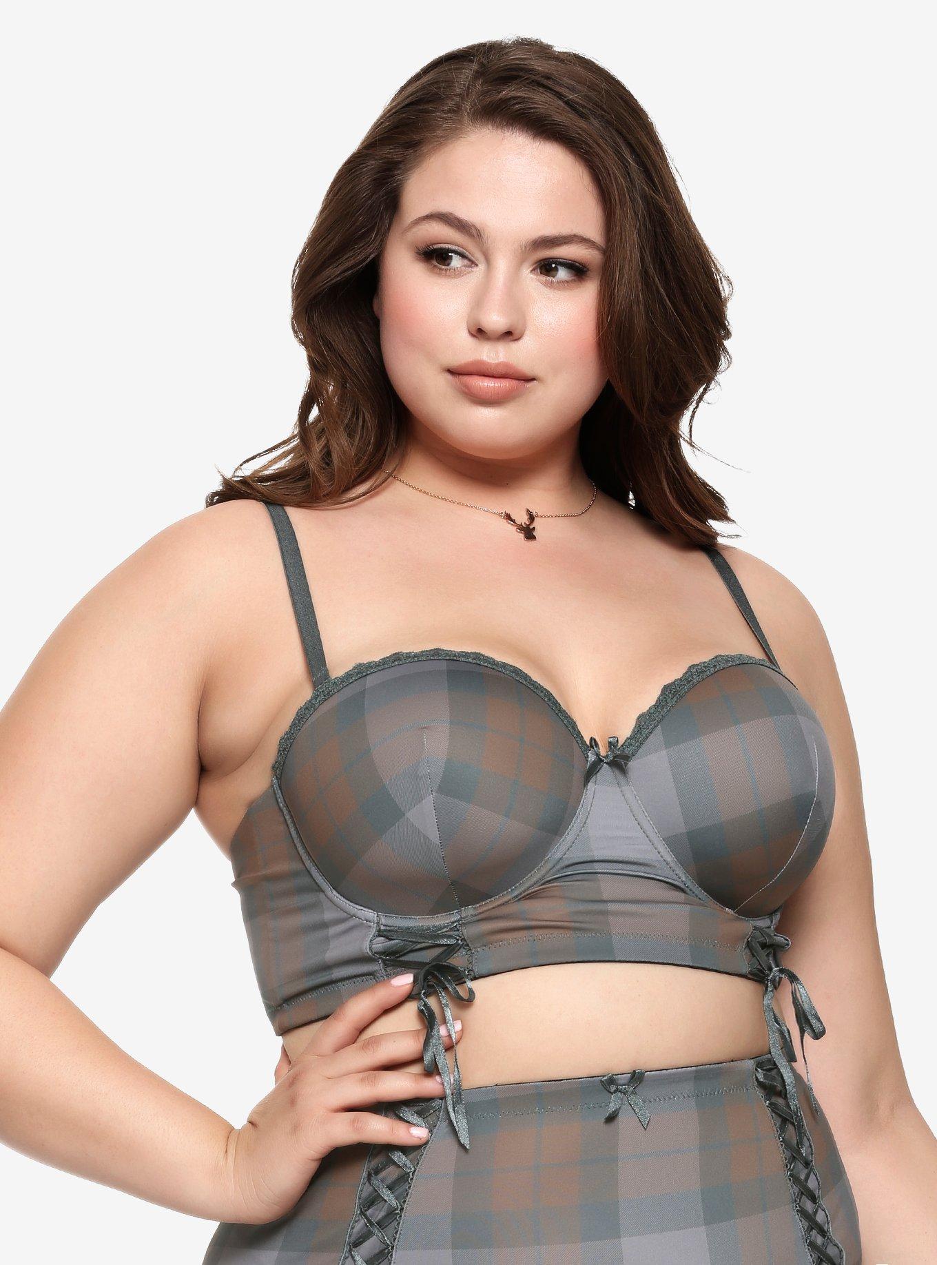 Outlander Tartan Bra Plus Size Hot Topic Exclusive