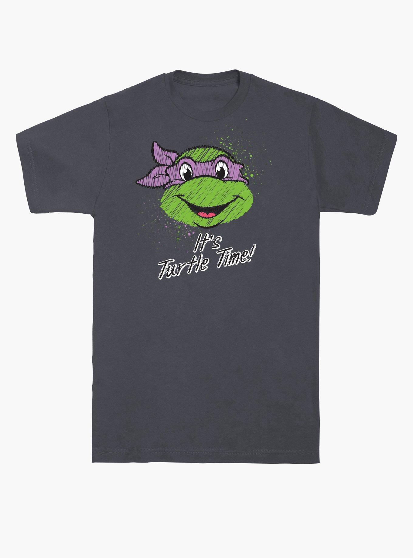 Teenage Mutant Ninja Turtles Chalk Lines Donatello Turtle Time TShirt