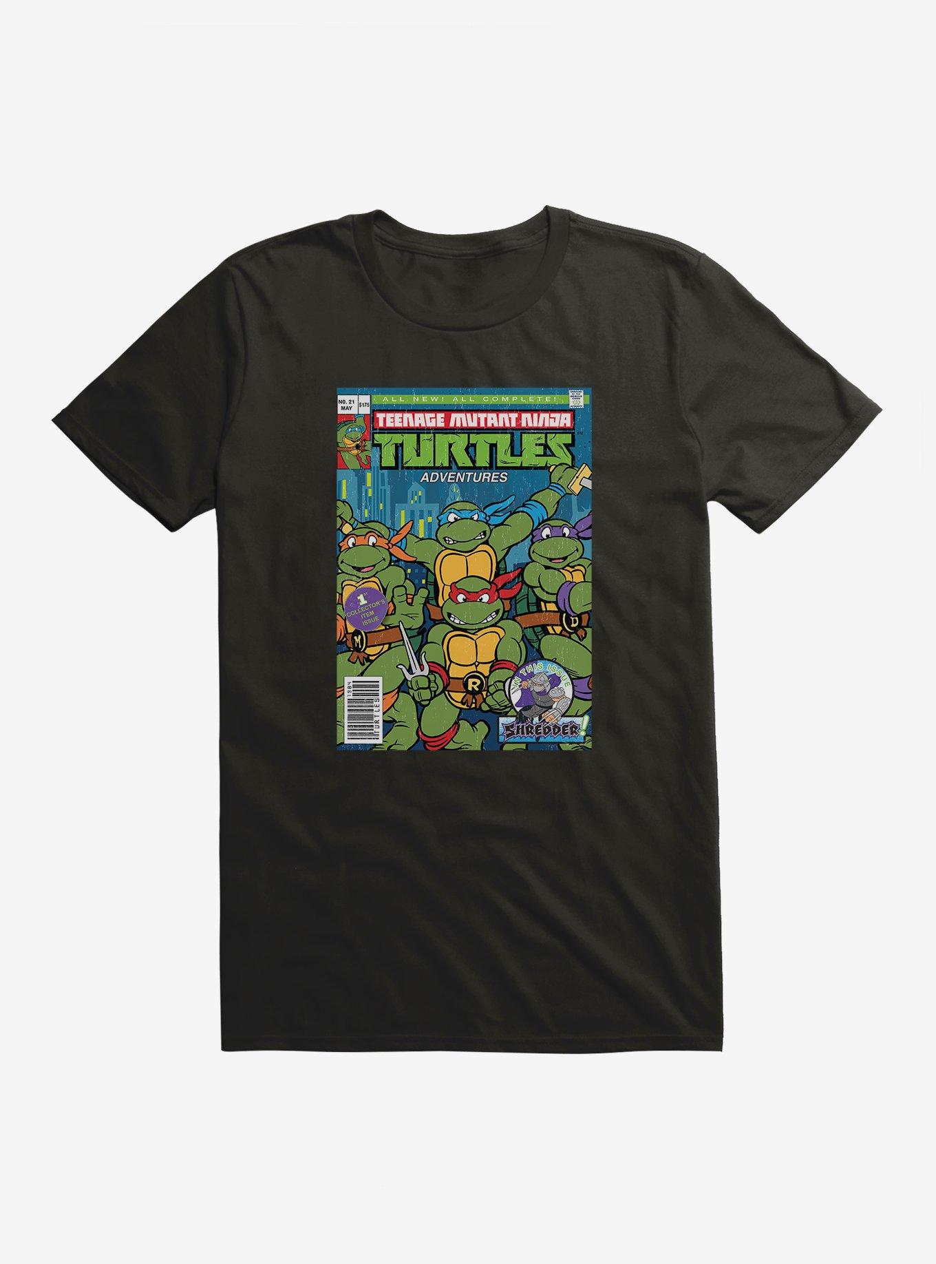 Teenage Mutant Ninja Turtles Adventures Comic Book Group Cover T-Shirt ...