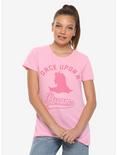 Disney Sleeping Beauty Aurora Varsity Girls T-Shirt, PINK, hi-res