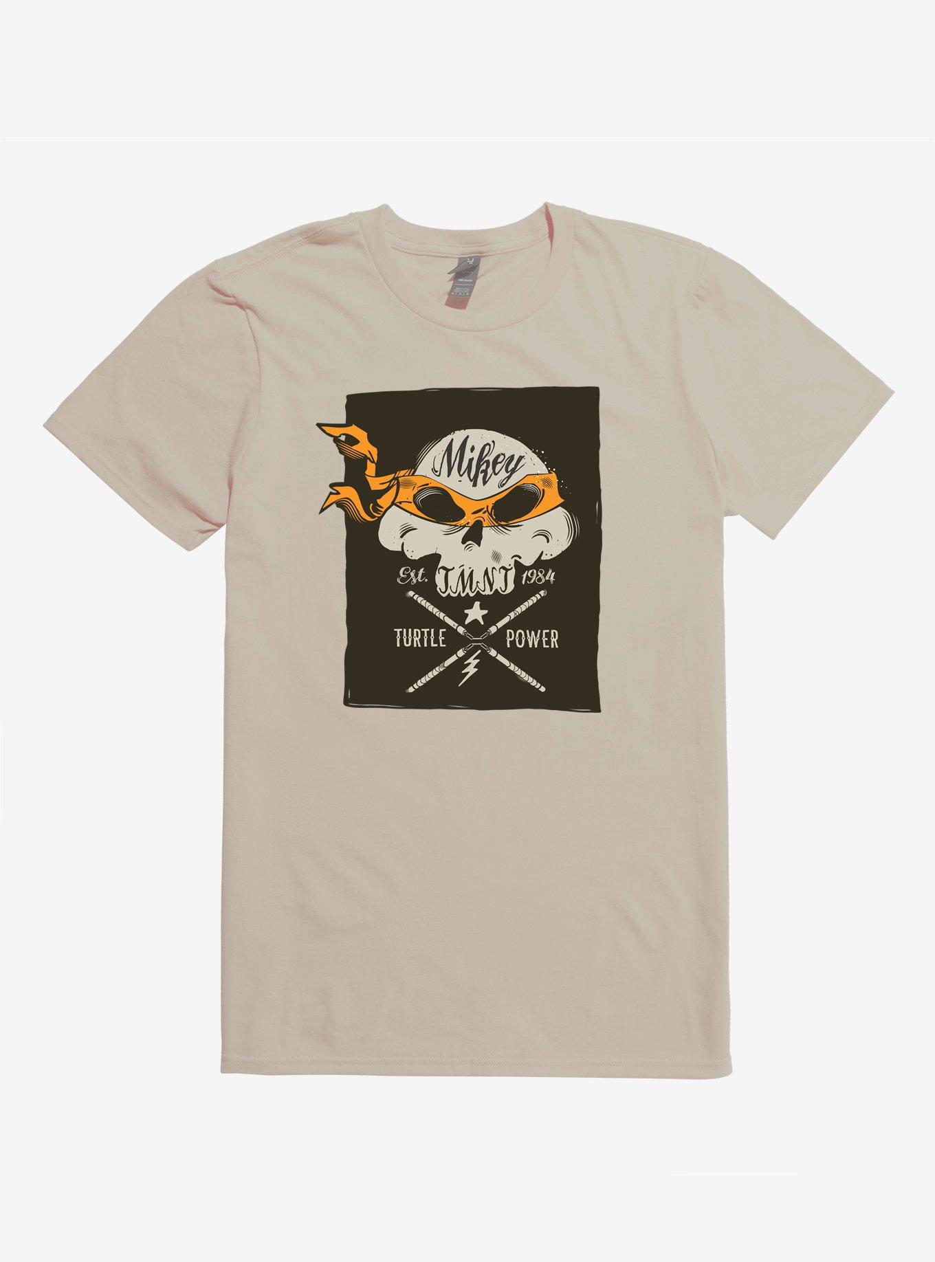 Teenage Mutant Ninja Turtles Michelangelo Bandana Skull And Weapons T-Shirt, , hi-res