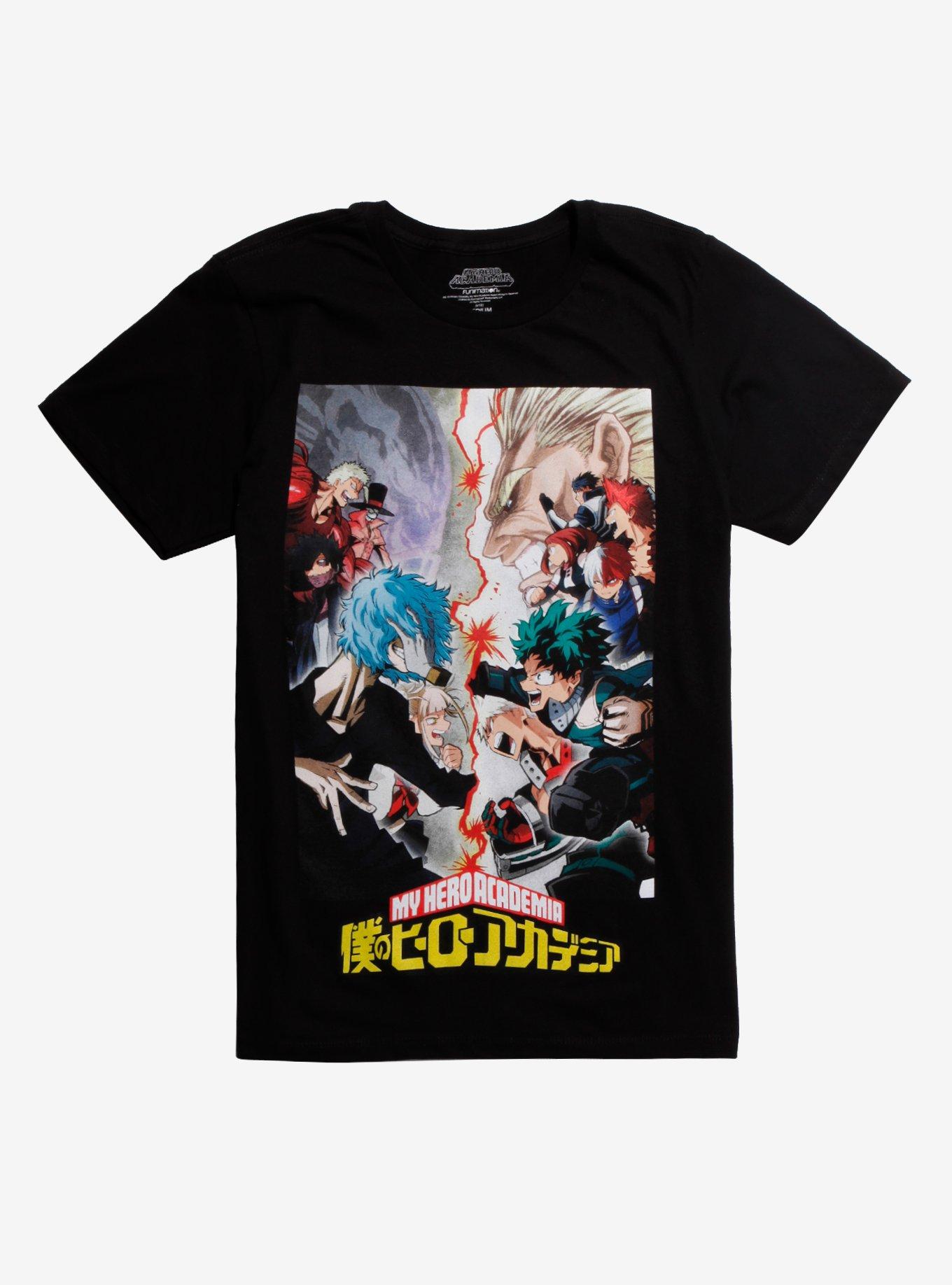 My Hero Academia Split Heroes & Villains T-Shirt