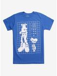 My Hero Academia Mei Hatsume Blueprint T-Shirt Hot Topic Exclusive, ROYAL BLUE, hi-res