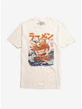 The Great Ramen T-Shirt By Ilustrata, SAND, hi-res
