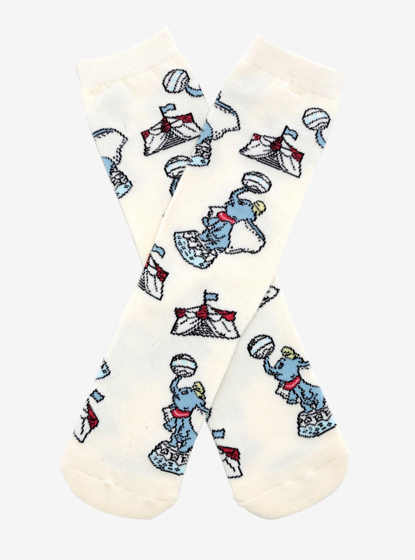 Disney Dumbo Circus Tent Crew Socks, , hi-res