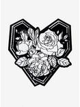 Twin Coffin With Roses Velvet Patch, , hi-res