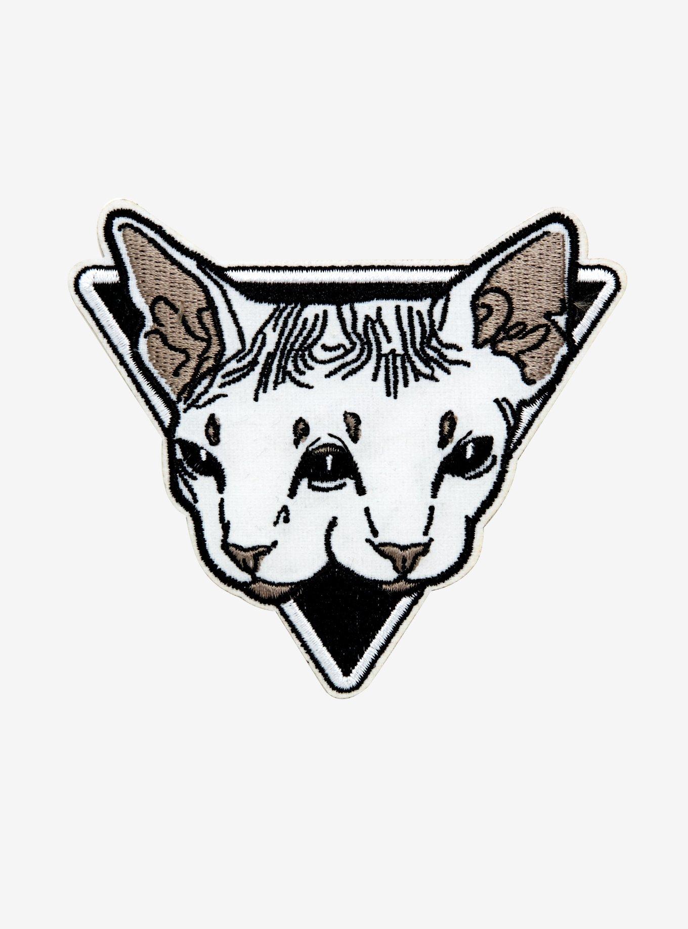 TwoHeaded Hairless Cat Patch Hot Topic