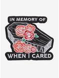 In Memory Of When I Cared Coffin Patch, , hi-res
