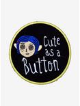 Loungefly Coraline Cute As A Button Velvet Patch, , hi-res