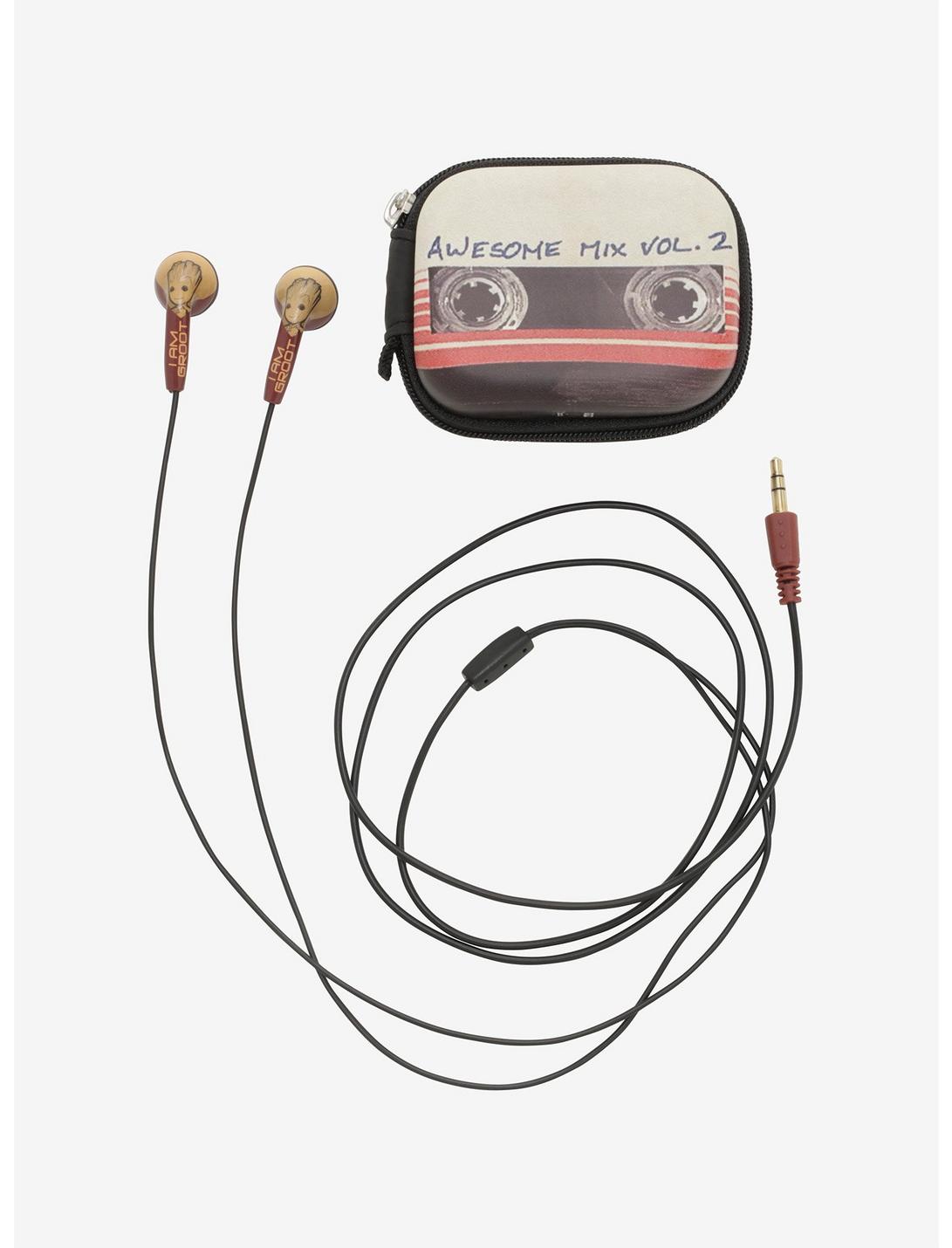 Marvel Guardians Of The Galaxy Awesome Mix Vol. 2 Pouch Earbuds, , hi-res