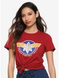 Her Universe Marvel Captain Marvel Cosplay Girls T-Shirt, MULTI, hi-res
