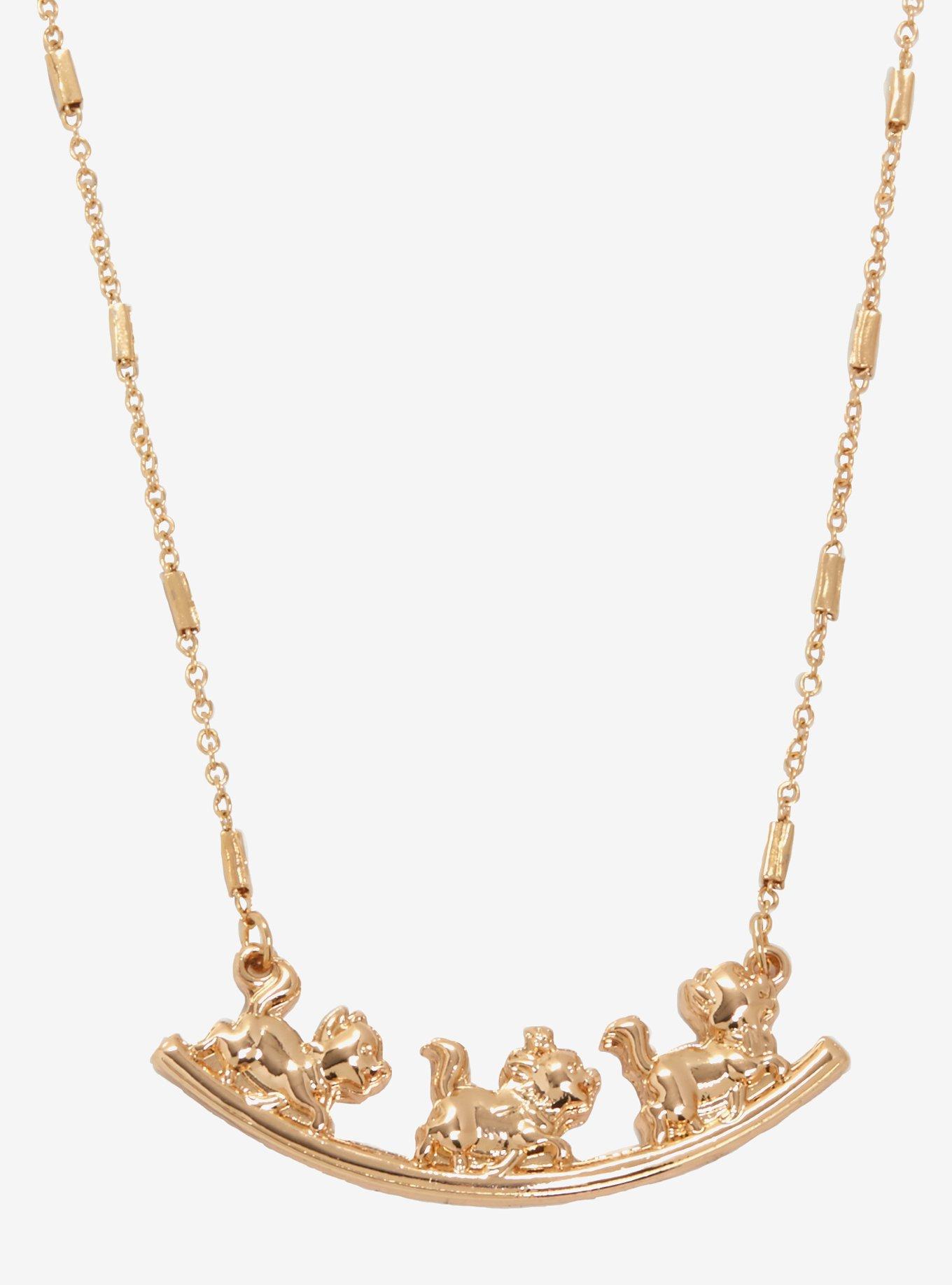 Disney The Aristocats Marching Kittens Necklace, , hi-res