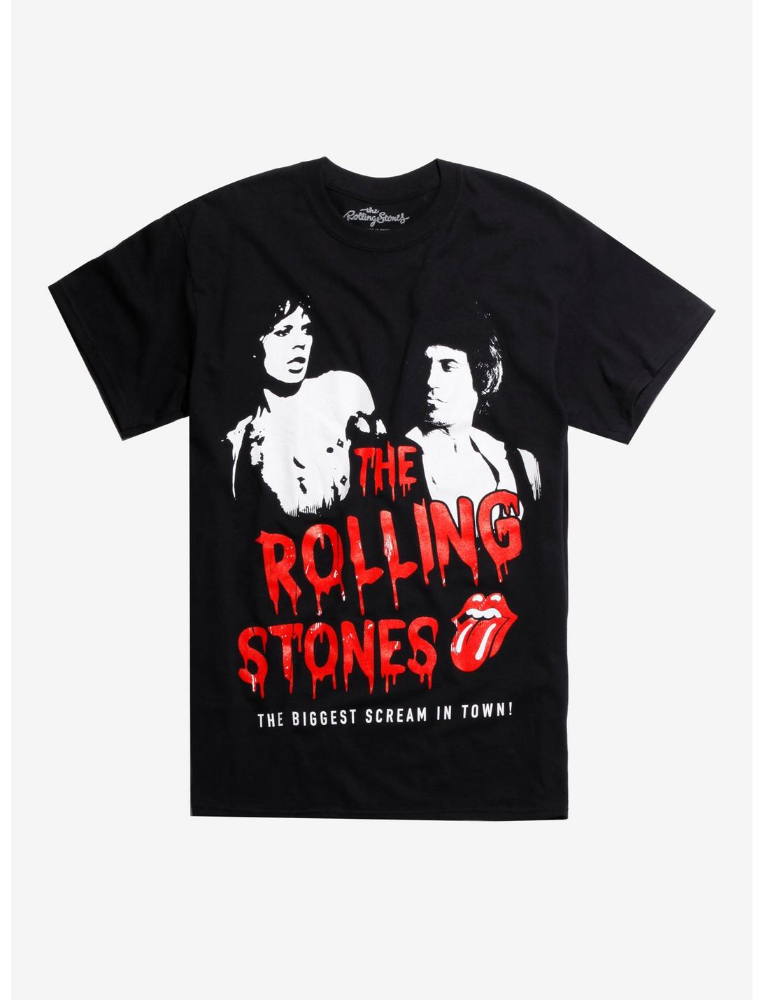The Rolling Stones Biggest Scream In Town T-Shirt, BLACK, hi-res