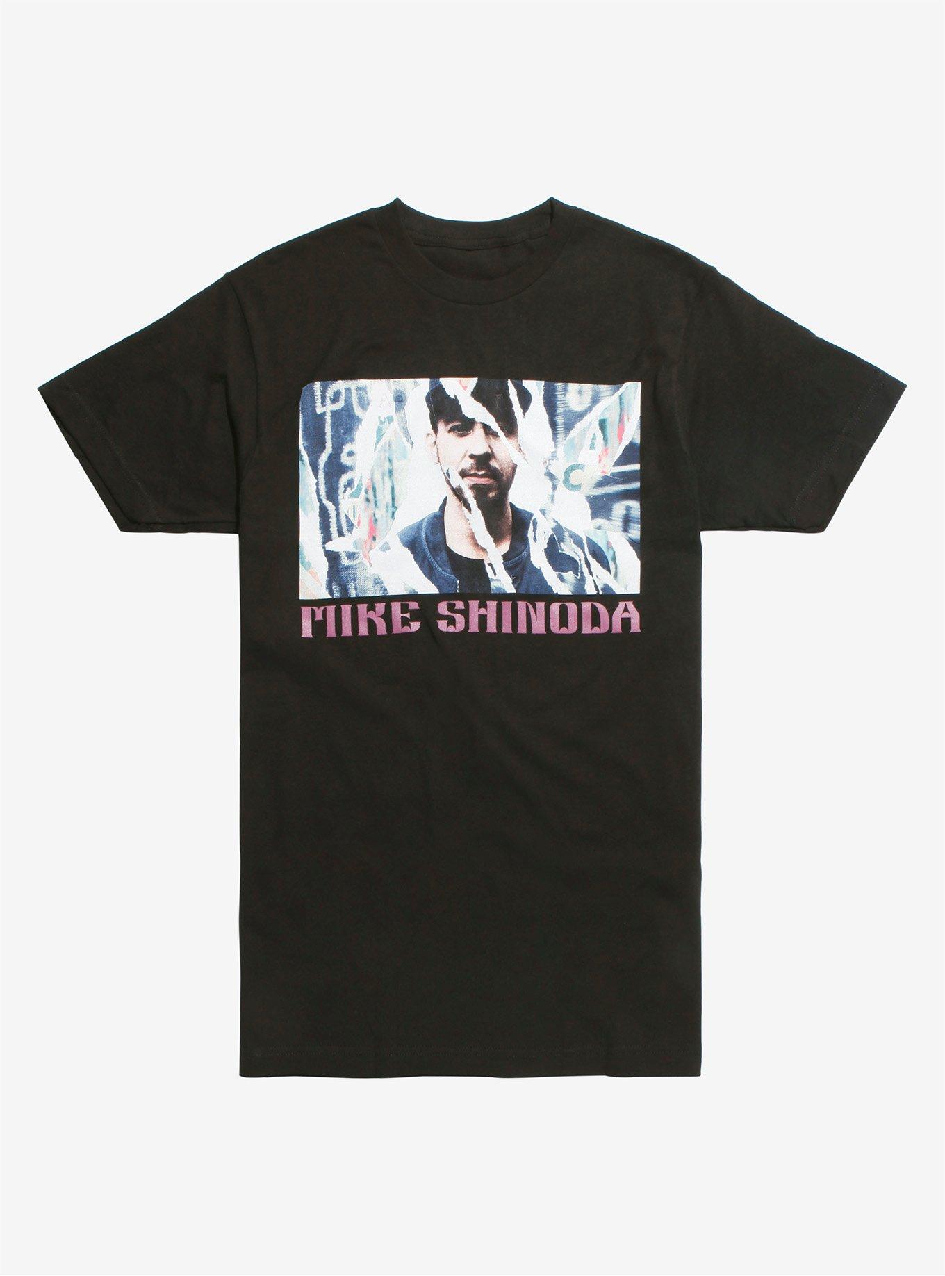 Mike Shinoda Torn Photo T-Shirt, BLACK, hi-res