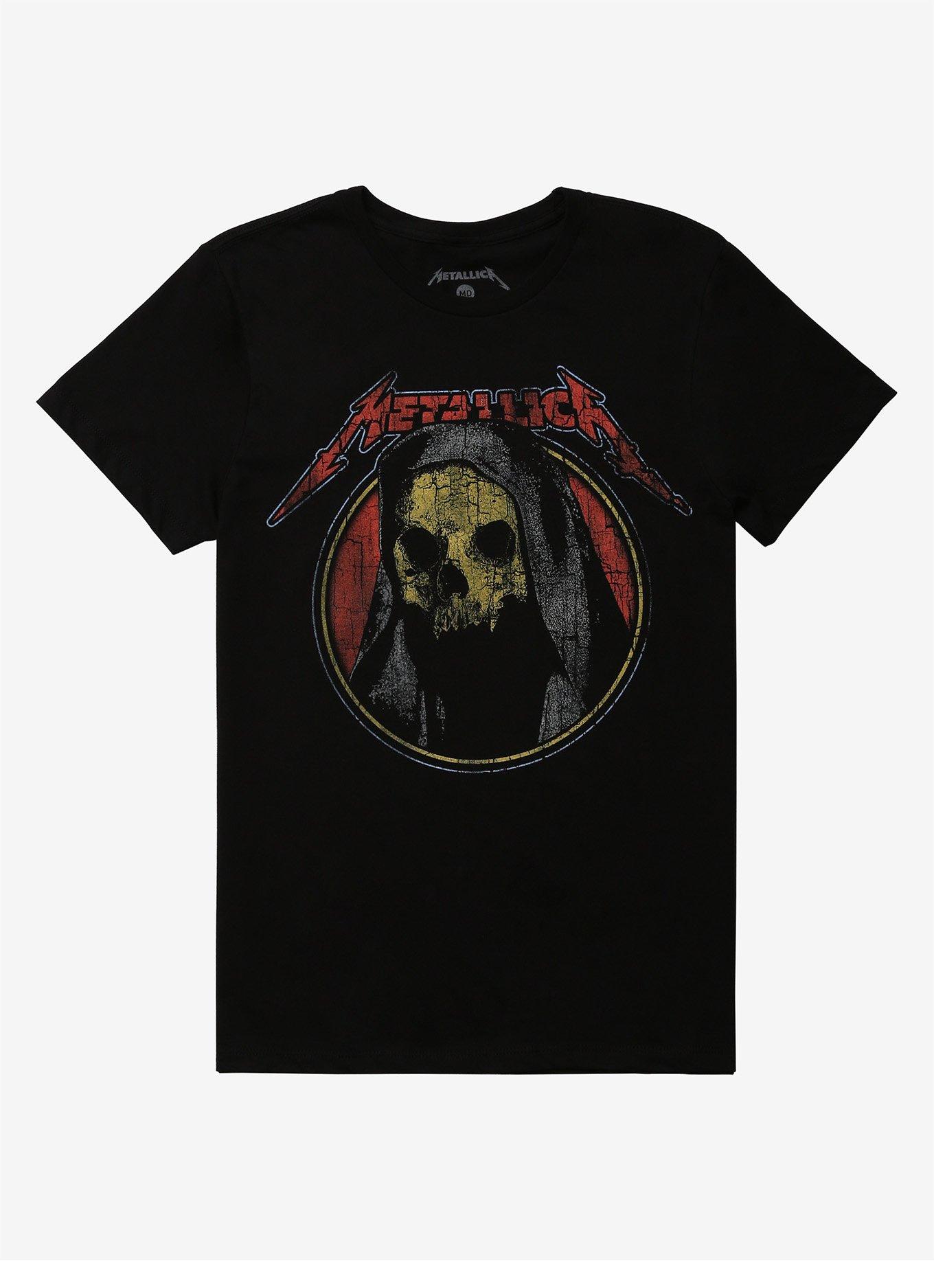 Metallica Distressed Reaper T-Shirt | Hot Topic