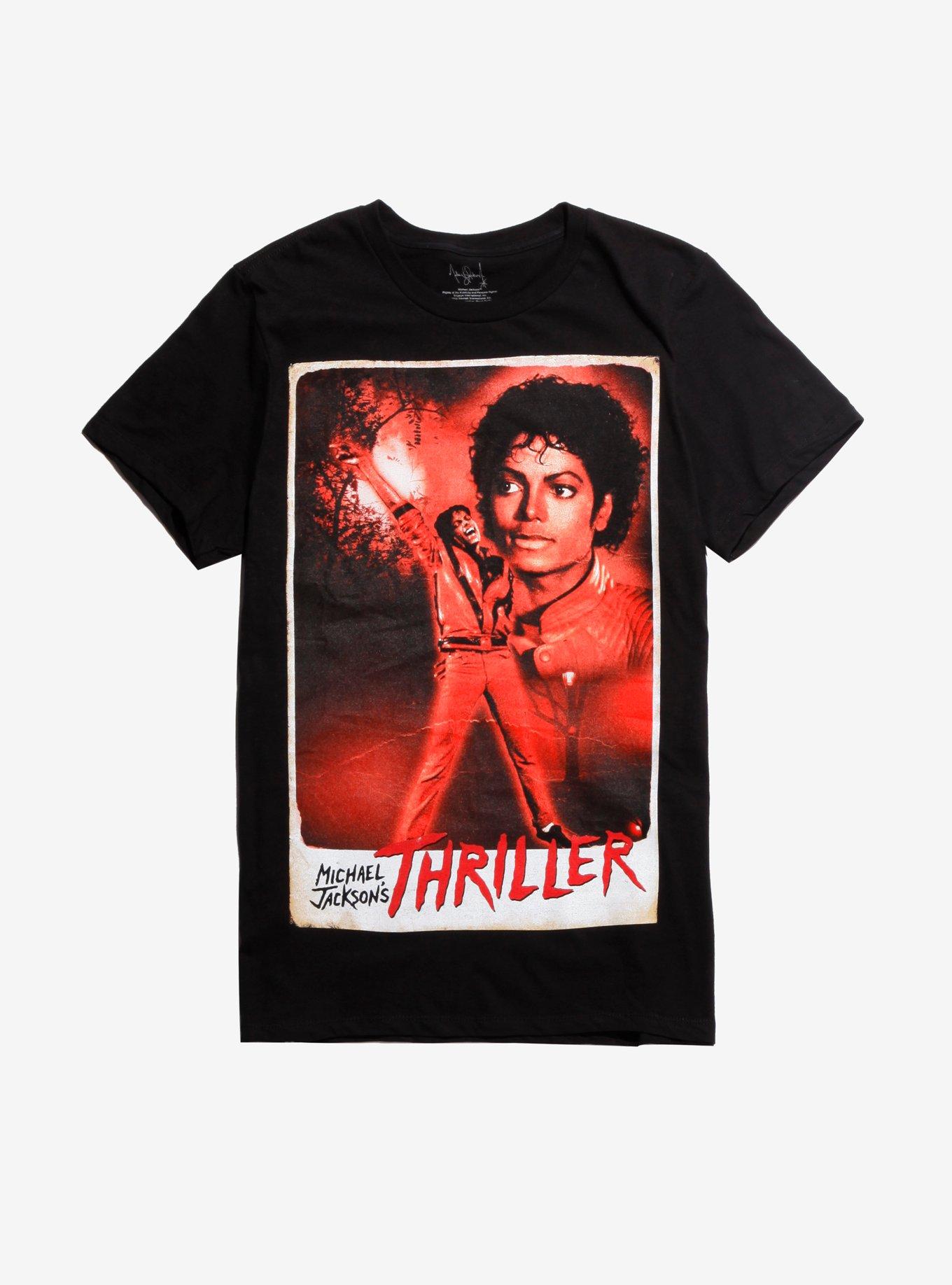 Michael Jackson Shirt Size M Mens Thriller Retro Graphic King of Pop  T-Shirt Tee