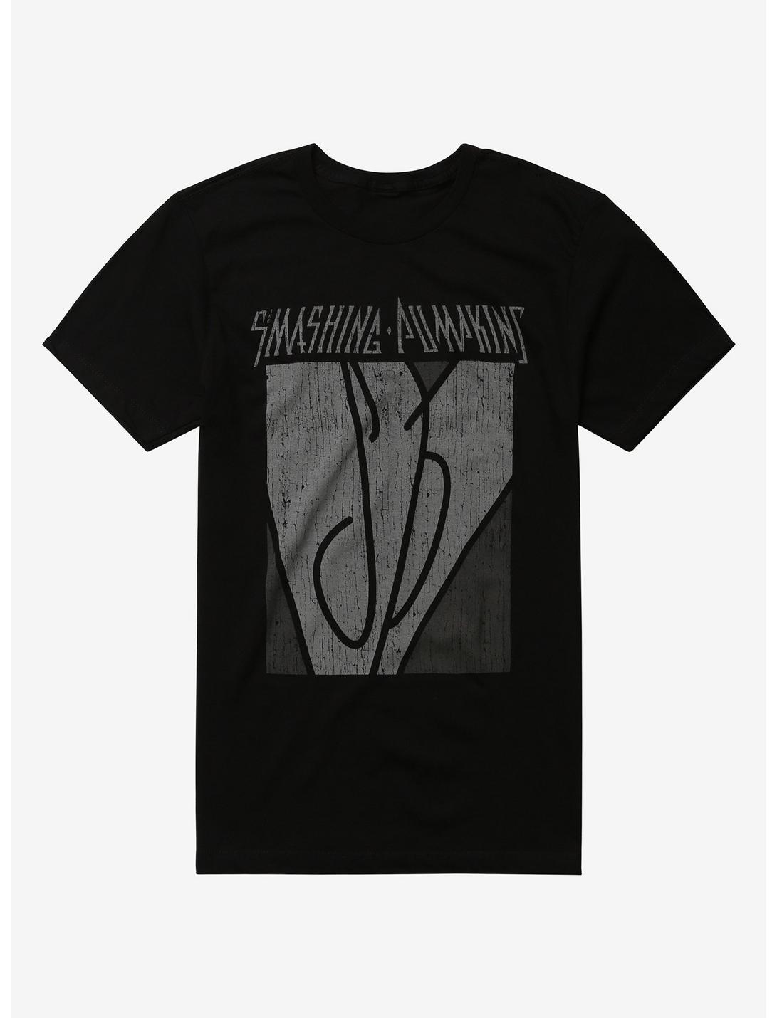 Smashing Pumpkins SP Heart Logo T-Shirt, BLACK, hi-res