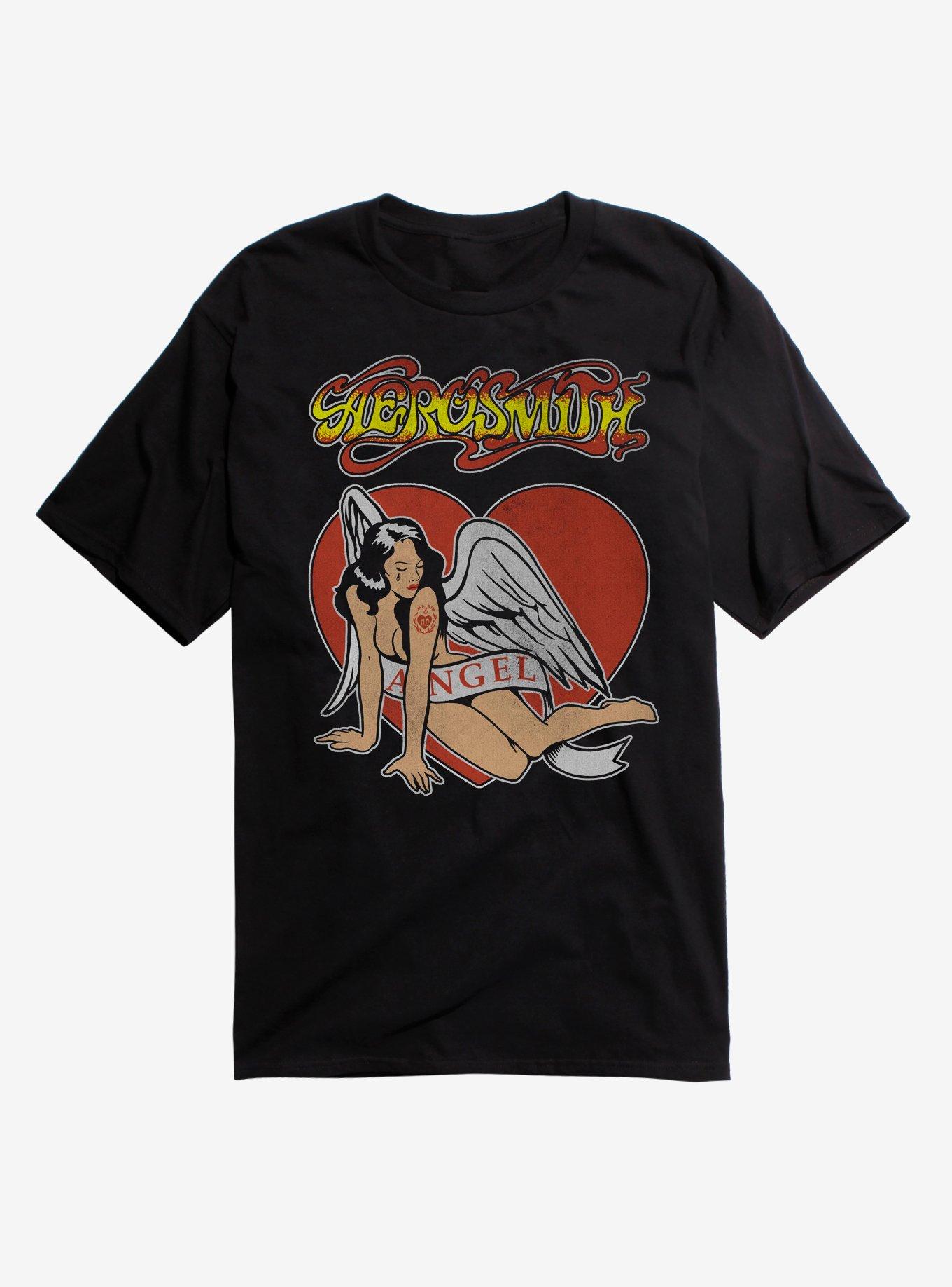 Aerosmith Permanent Vacation Tour T-Shirt, BLACK, hi-res