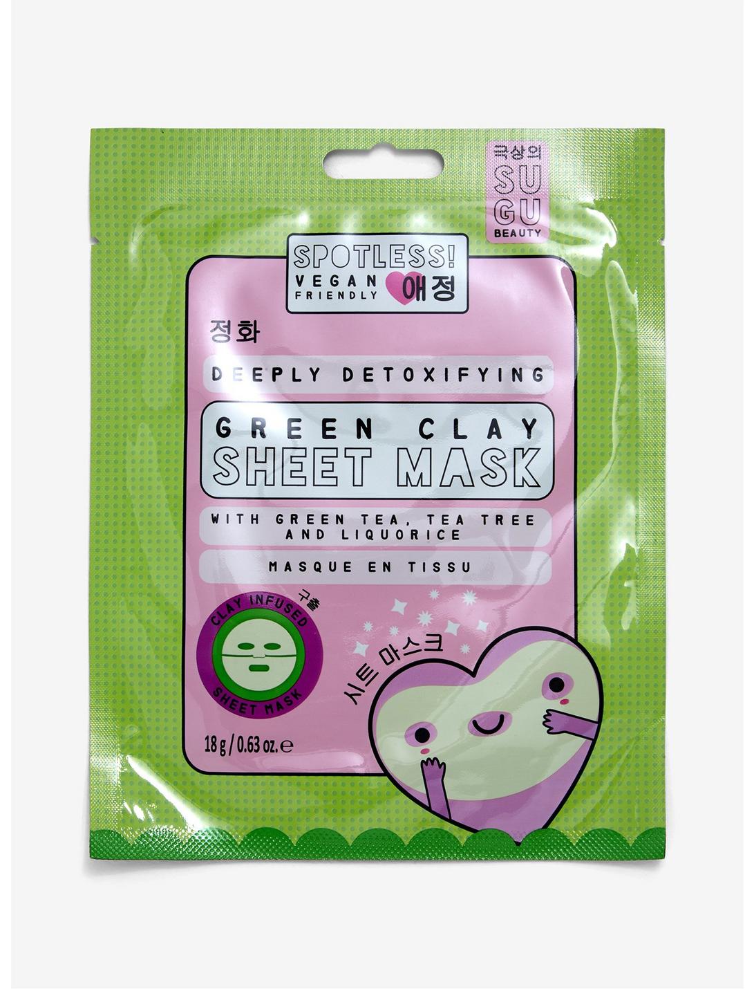 SUGU Beauty Green Clay Sheet Mask, , hi-res