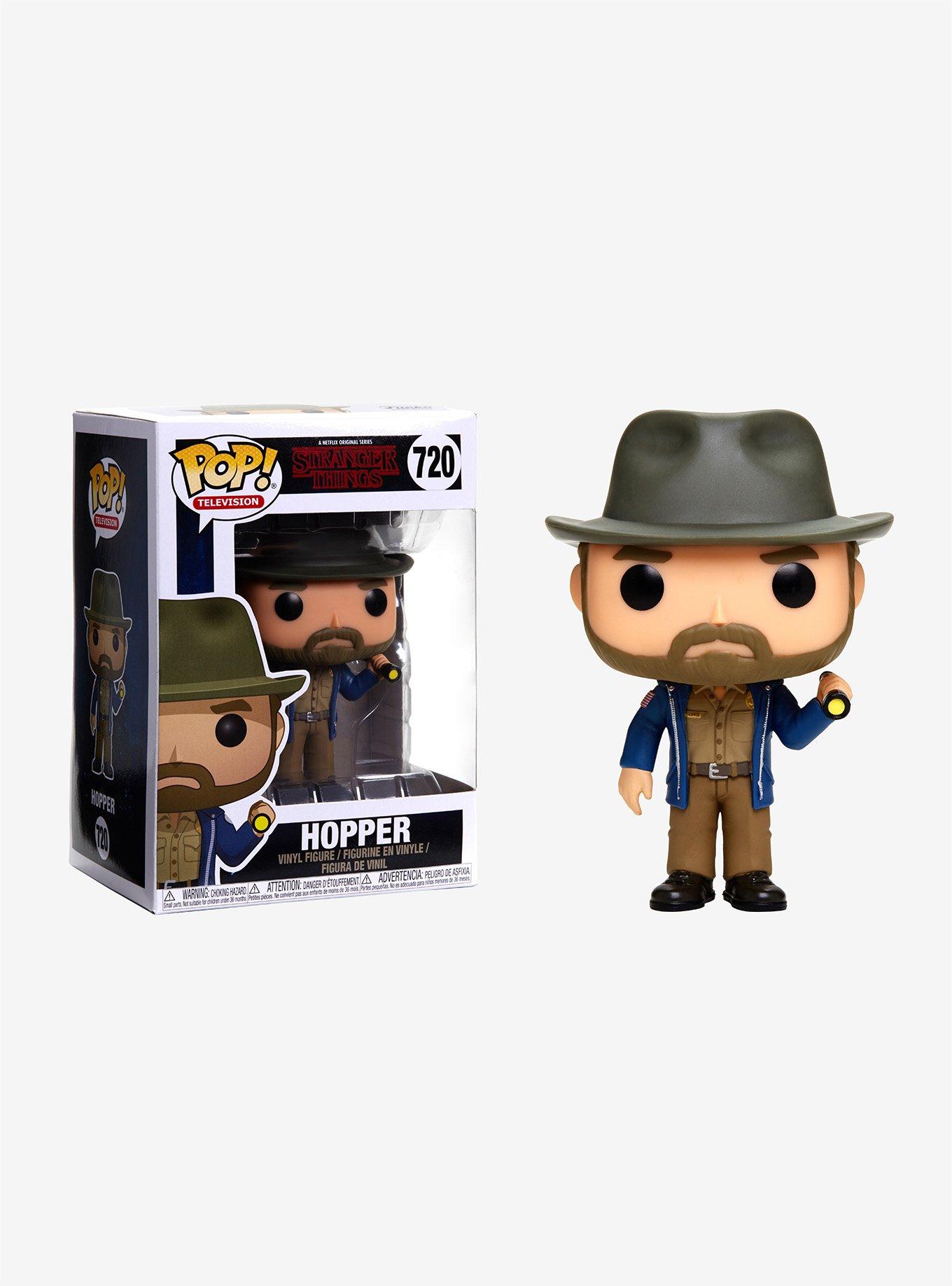 Funko Stranger Things Pop! Television Hopper With Flashlight Vinyl Figure, , hi-res