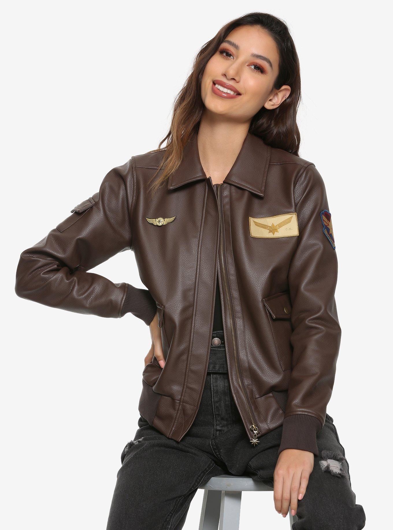 Captain marvel disney hot sale store bomber jacket