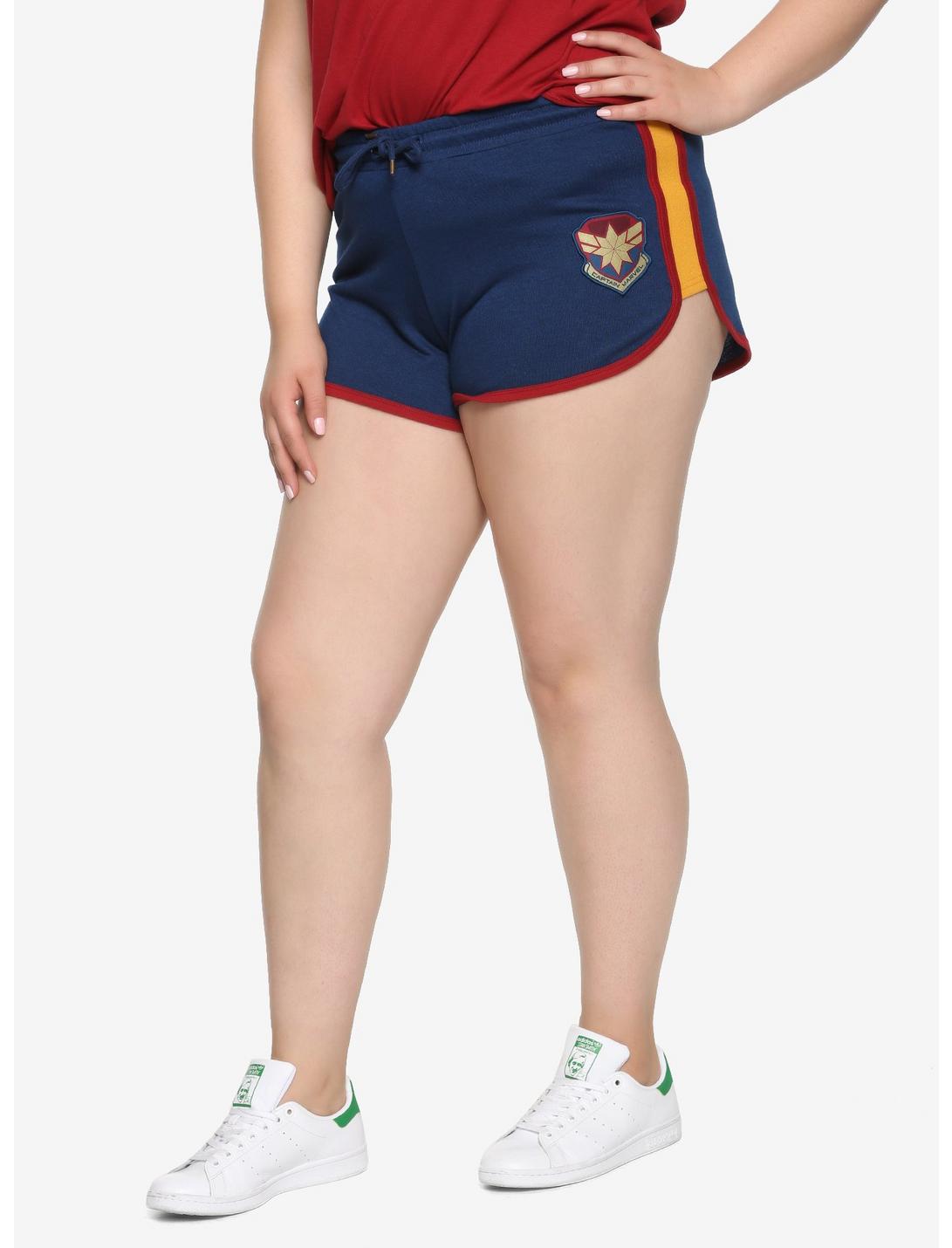 Marvel Captain Marvel Soft Shorts Plus Size, MULTI, hi-res