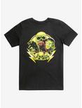 Universal Monsters Frankenstein Metal T-Shirt Hot Topic Exclusive, BLACK, hi-res