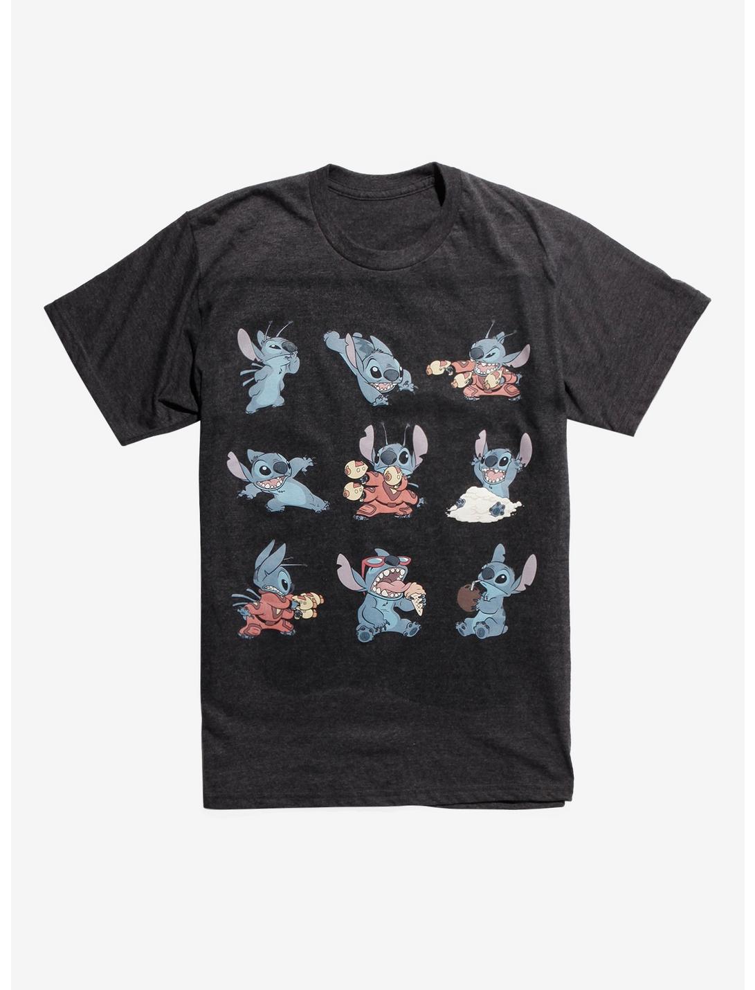 Disney Lilo & Stitch Collage T-shirt, GREY  CHARCOAL, hi-res