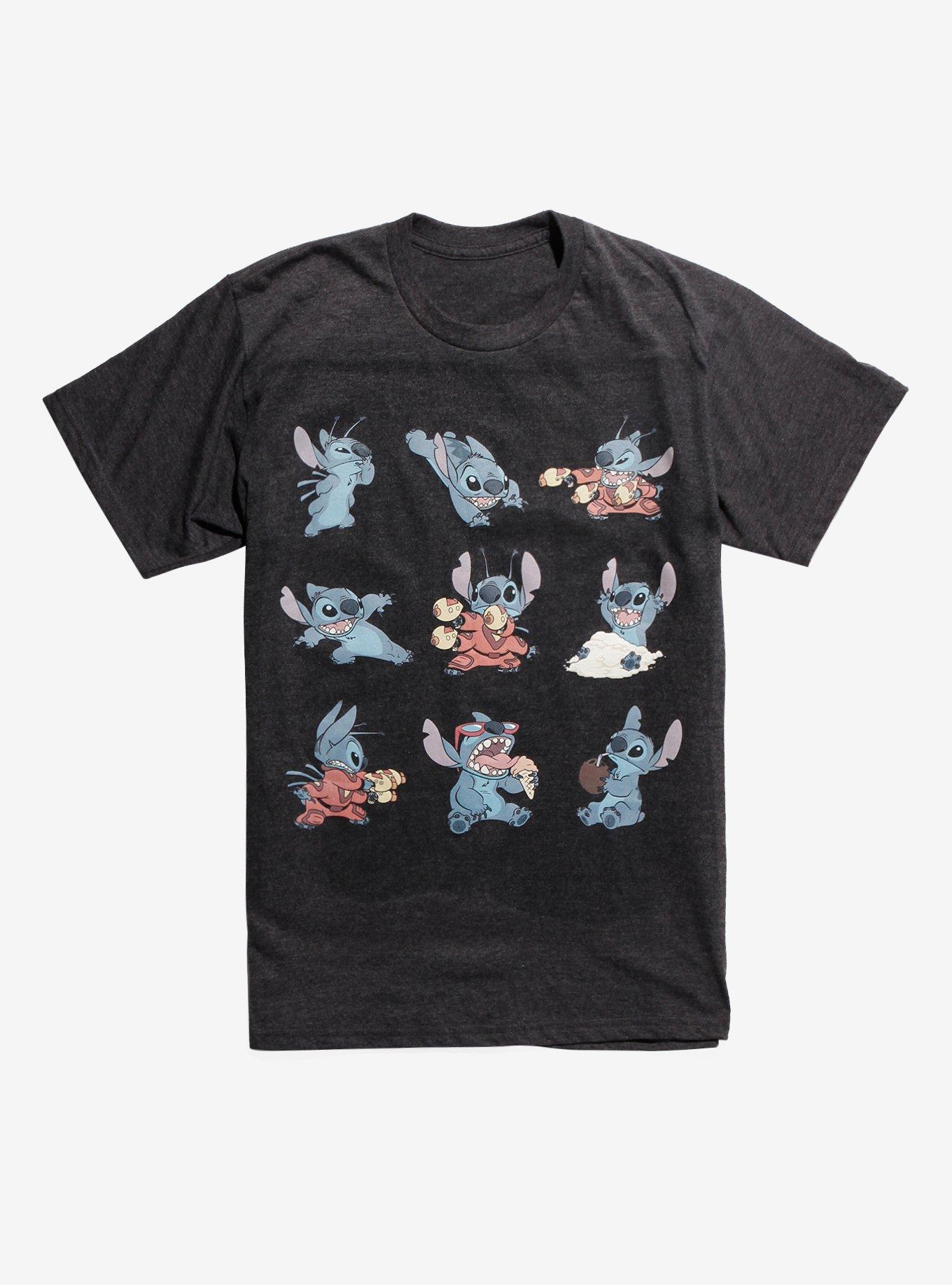 Disney Lilo & Stitch Collage T-shirt, GREY  CHARCOAL, hi-res