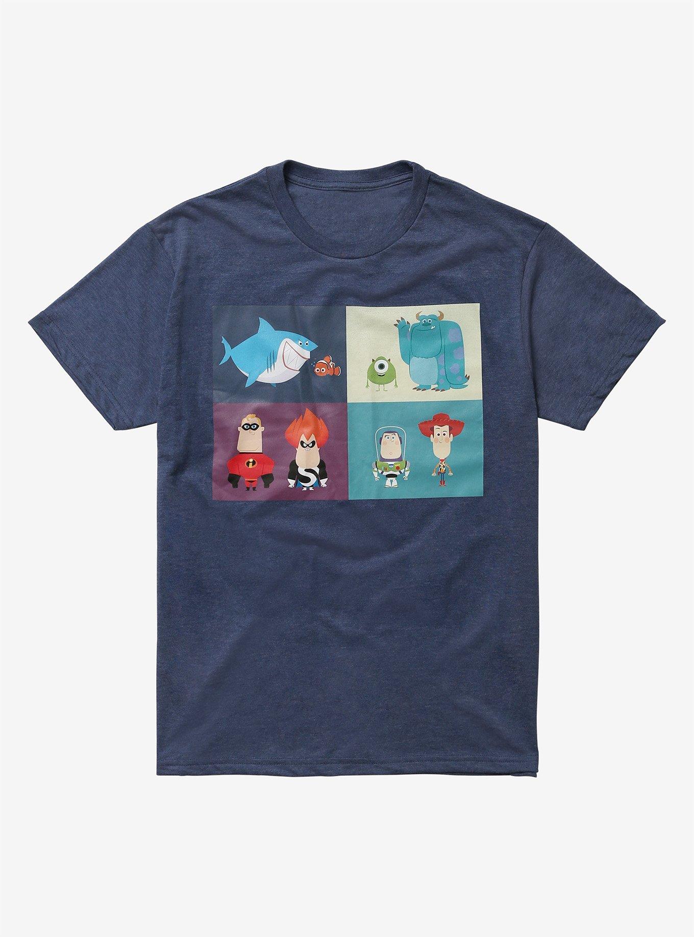 Disney Pixar Greats T-Shirt, HEATHER BLUE, hi-res