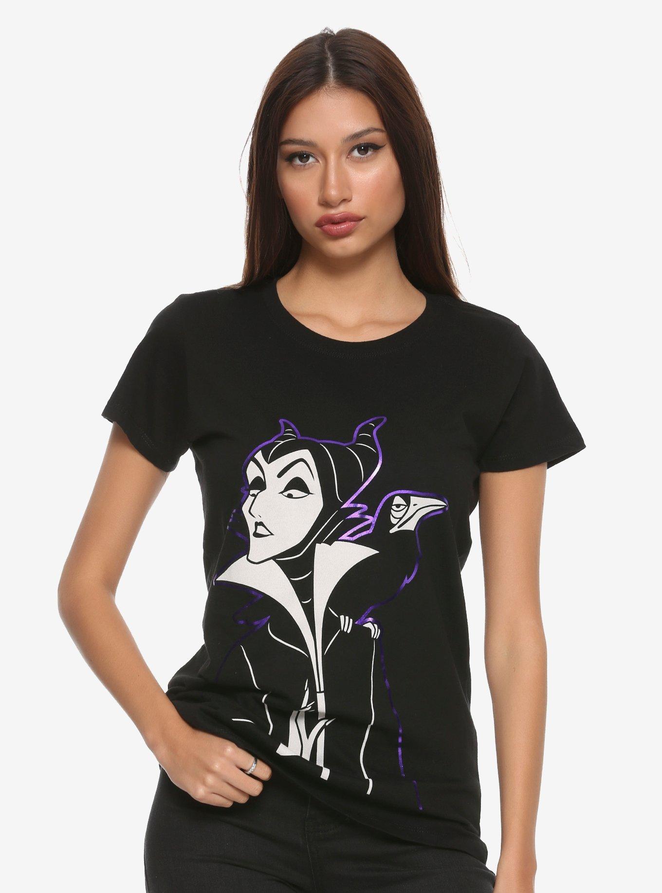 Disney Villains Maleficent Purple Foil Girls T-Shirt, MULTI, hi-res