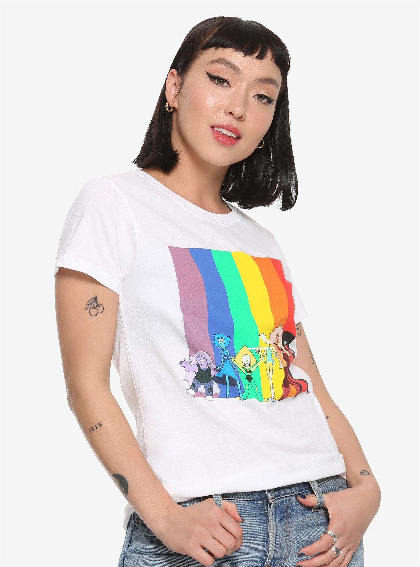 Steven Universe Rainbow Girls T-Shirt, MULTI, hi-res