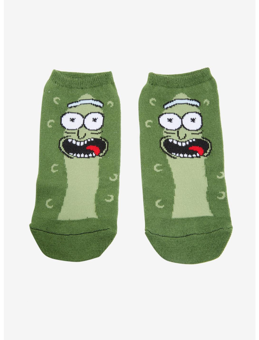 Rick And Morty Pickle Rick No-Show Socks, , hi-res