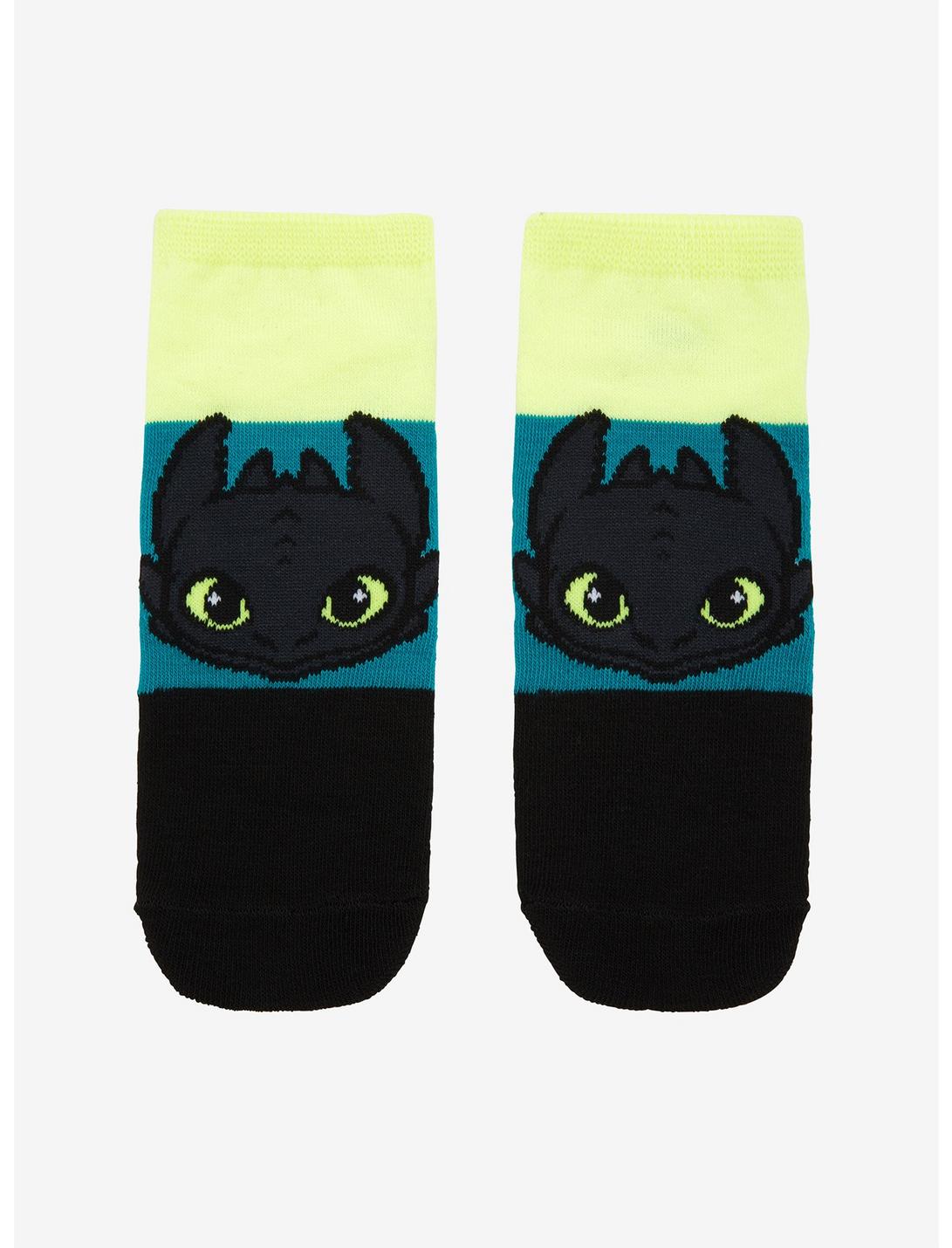 How To Train Your Dragon Toothless No-Show Socks, , hi-res