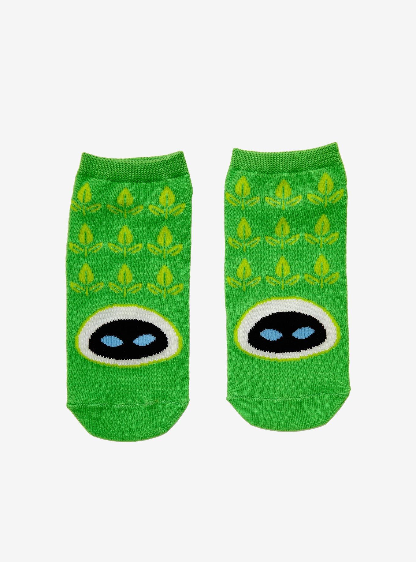 Disney Pixar WALL-E EVE Plants Single No-Show Socks, , hi-res