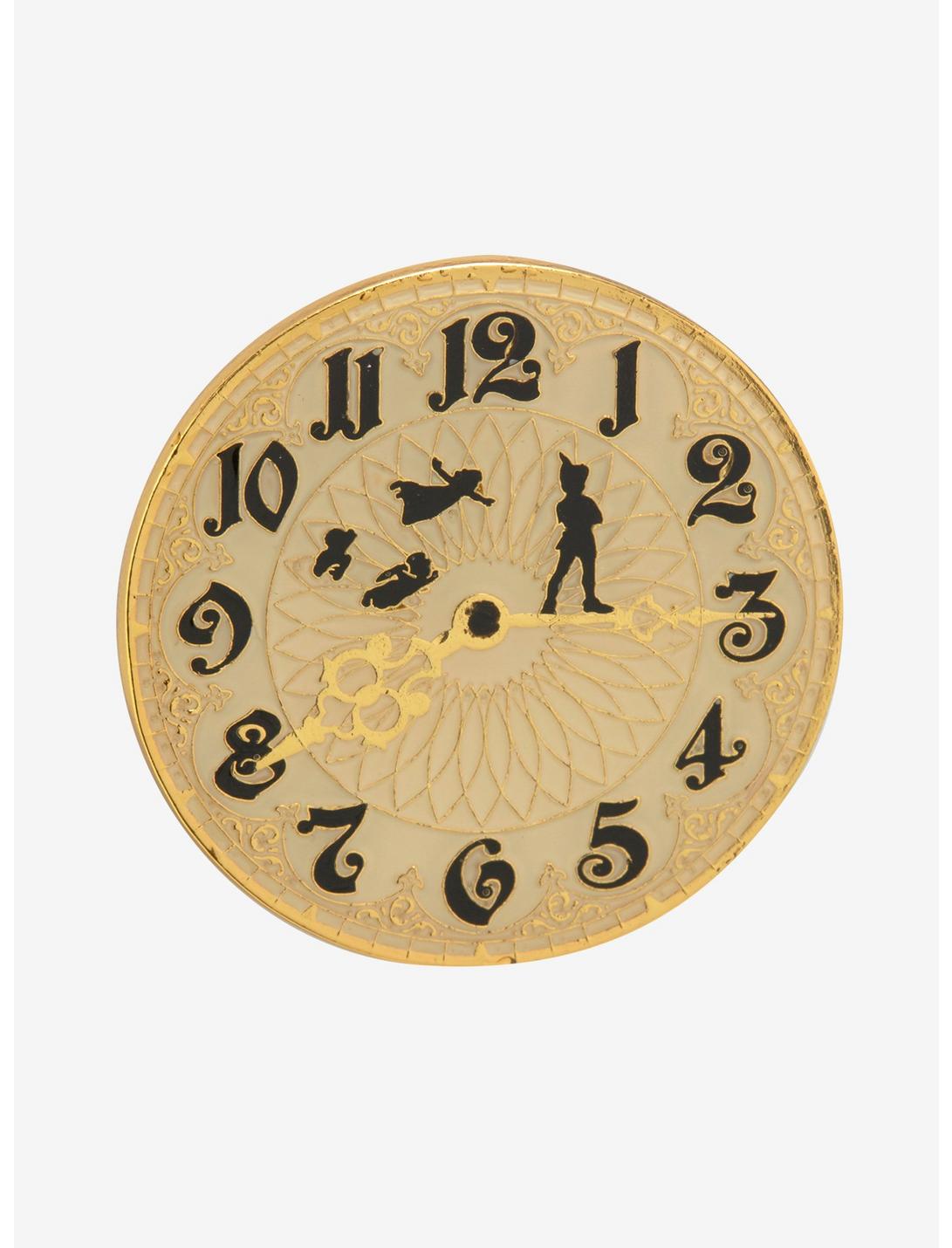 Disney Peter Pan Clock Enamel Pin - BoxLunch Exclusive, , hi-res
