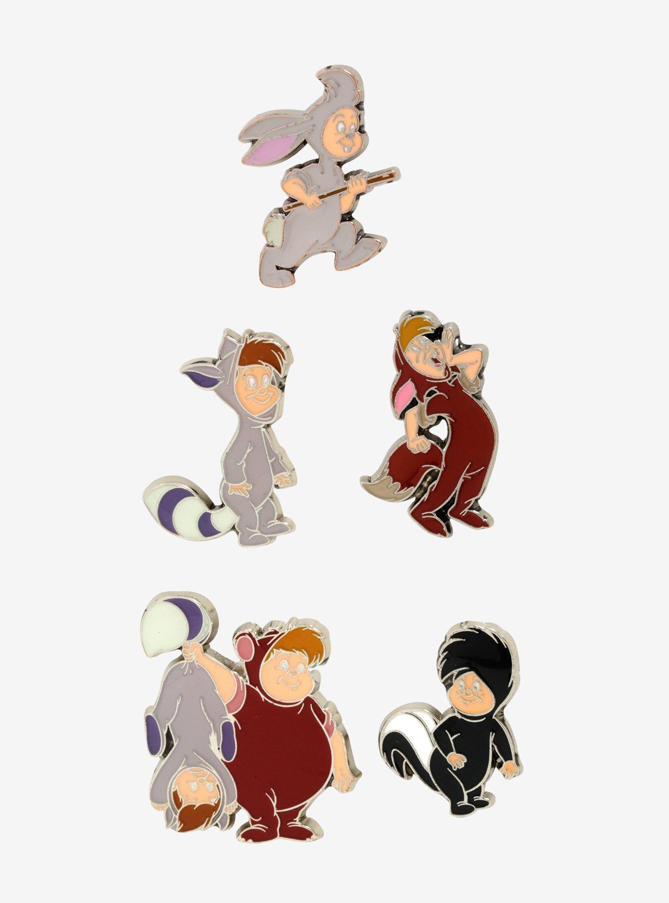 Disney Peter Pan Lost Boys Enamel Pin Set - BoxLunch Exclusive, , hi-res