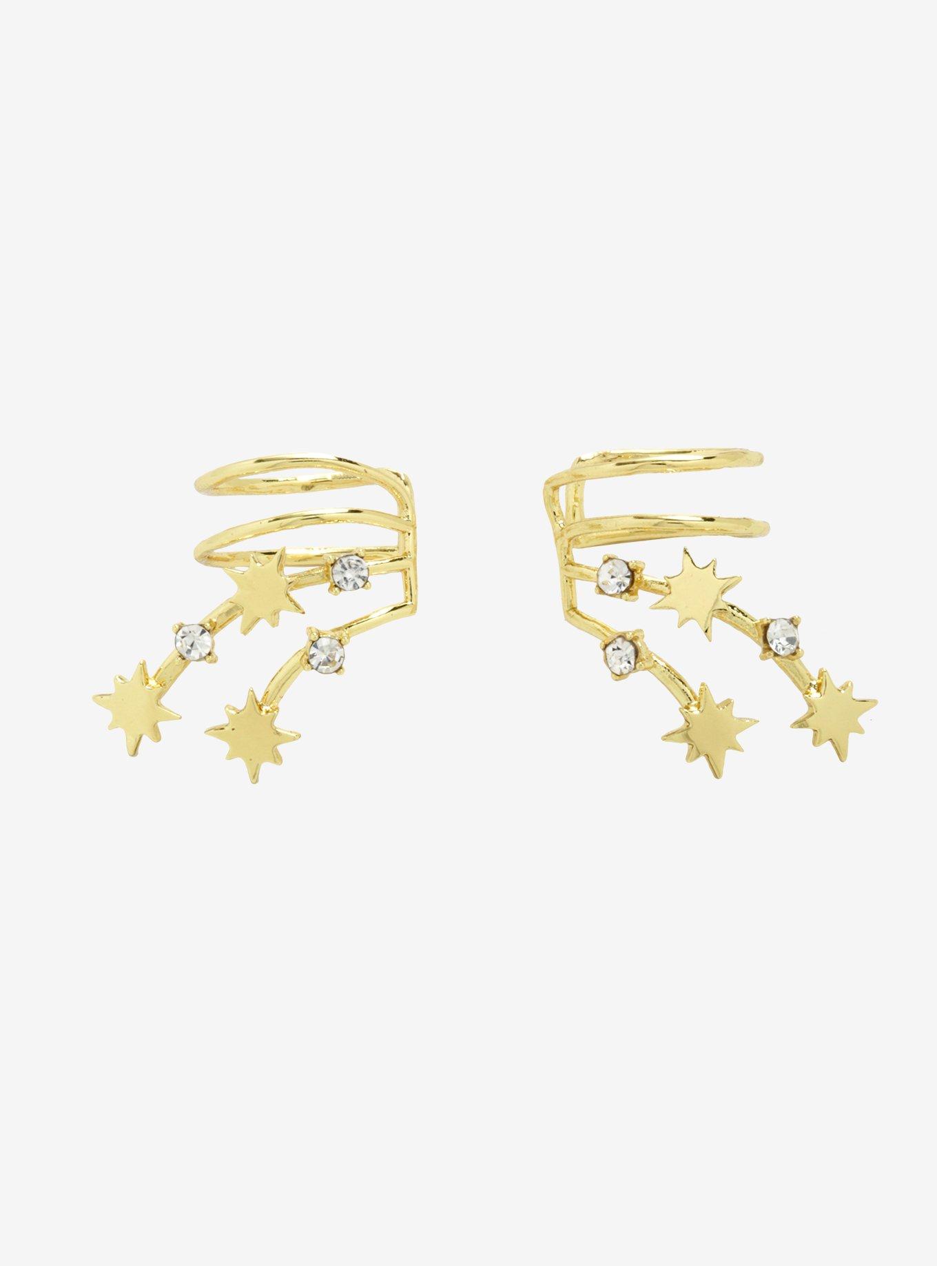 Marvel Captain Marvel Star Ear Cuff, , hi-res