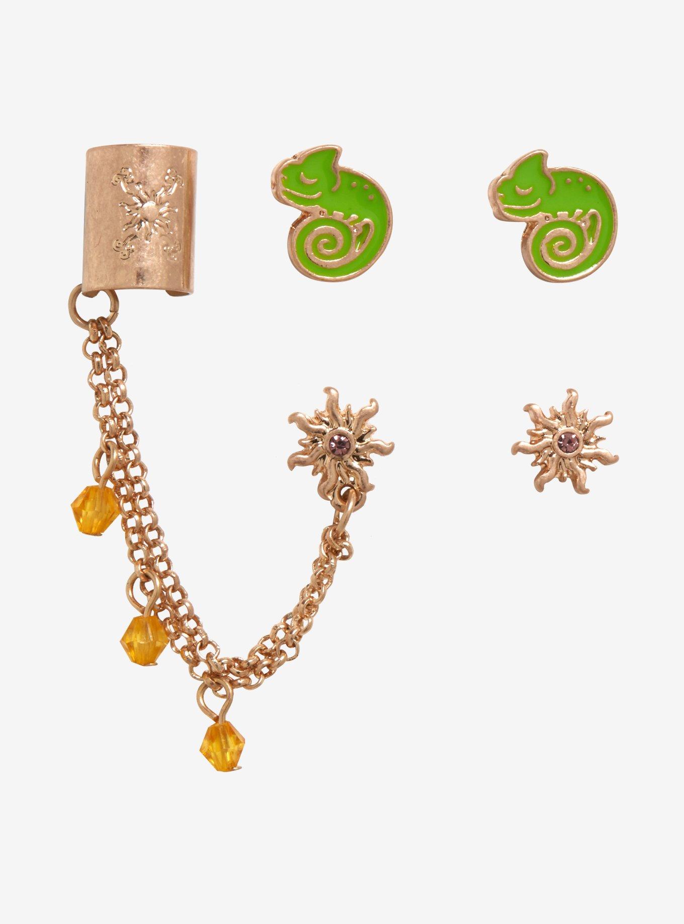 Disney Tangled Lantern Cuff Earring Set Hot Topic