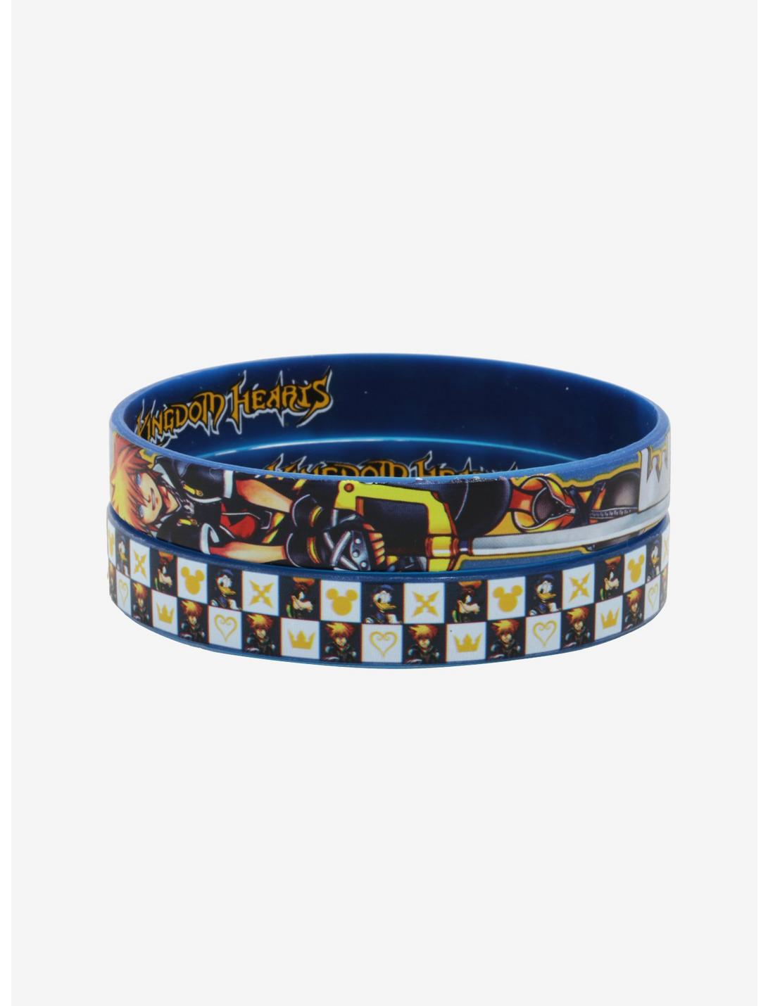 Kingdom Hearts Rubber Bracelet Set, , hi-res