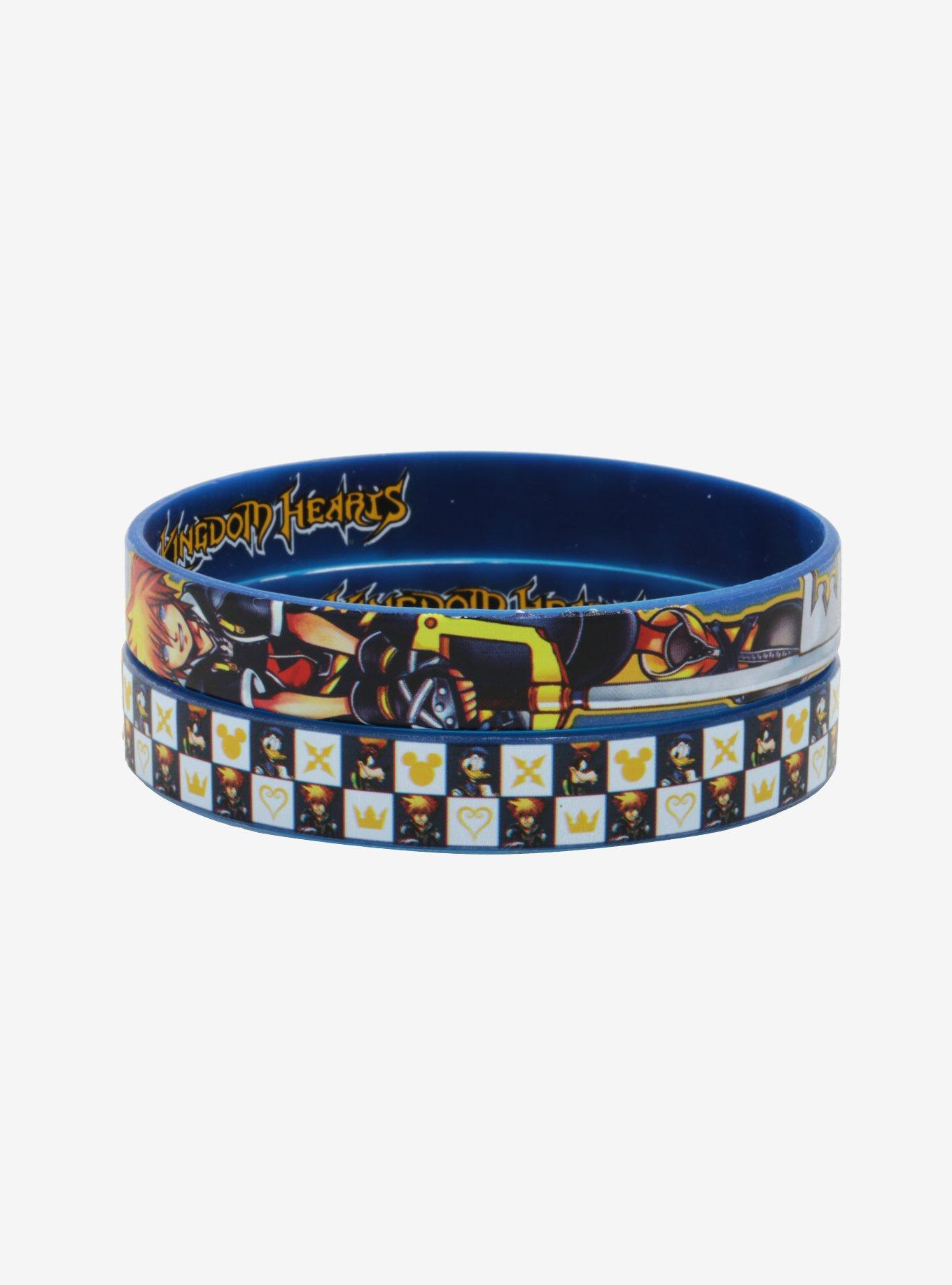 Kingdom Hearts Rubber Bracelet Set, , hi-res