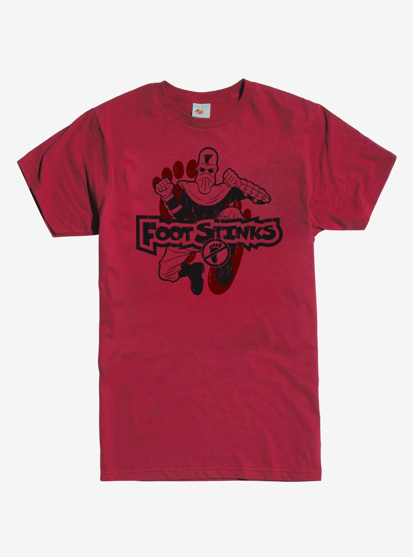 Teenage Mutant Ninja Turtles Foot Stinks Outline T-Shirt, , hi-res