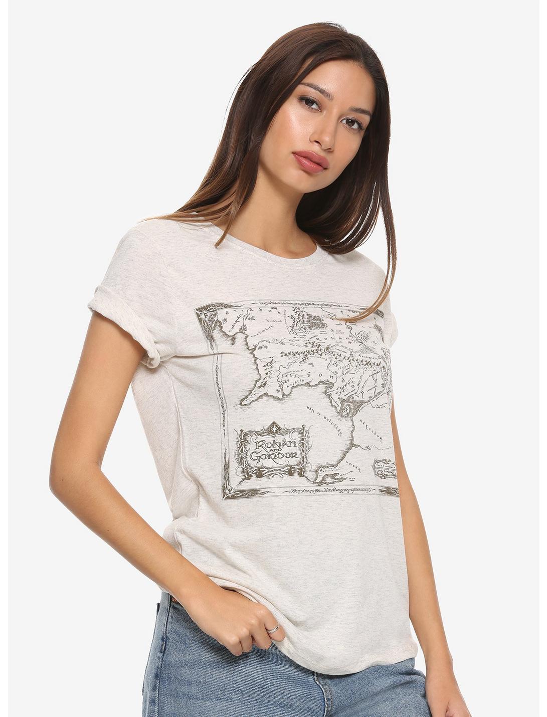 The Lord Of The Rings Map Girls T-Shirt, , hi-res