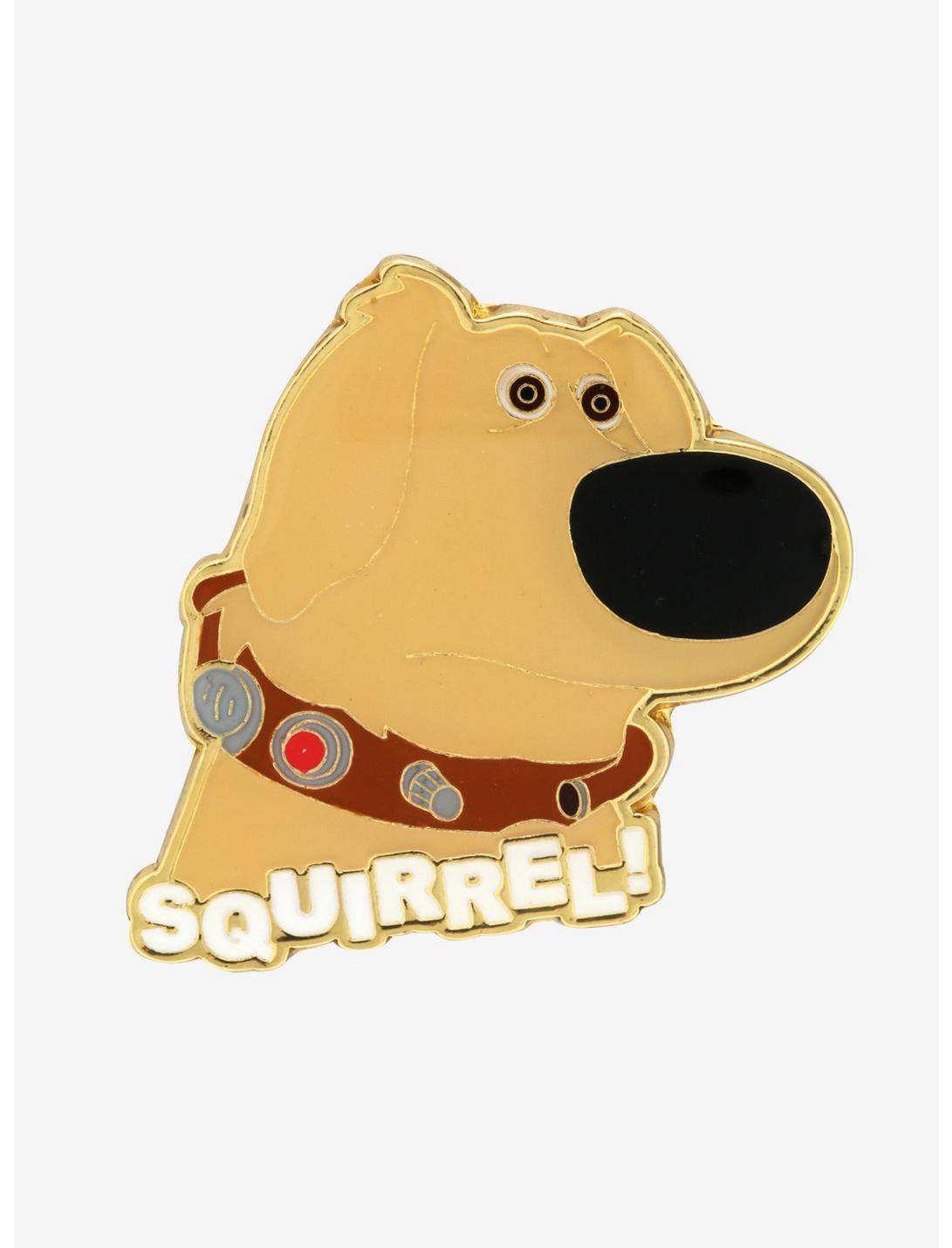 Loungefly Disney Pixar Up Dug Squirrel Enamel Pin - BoxLunch Exclusive, , hi-res