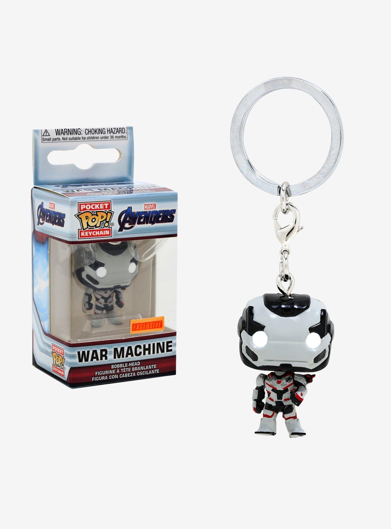 Funko Pocket Pop! Marvel Avengers War Machine Bobble-Head Keychain - BoxLunch Exclusive, , hi-res