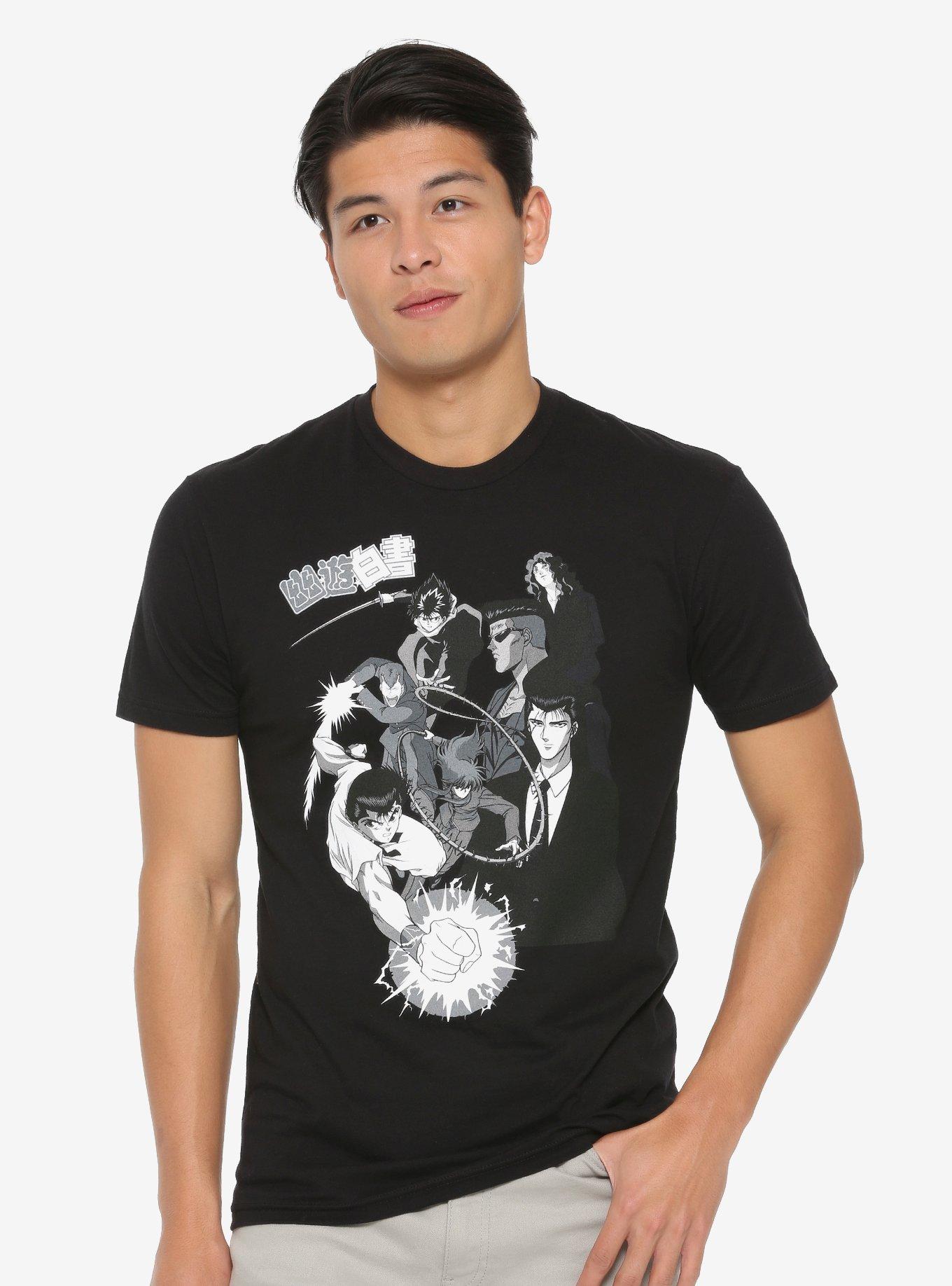 Yu Yu Hakusho Tonal Group T-Shirt, BLACK, hi-res