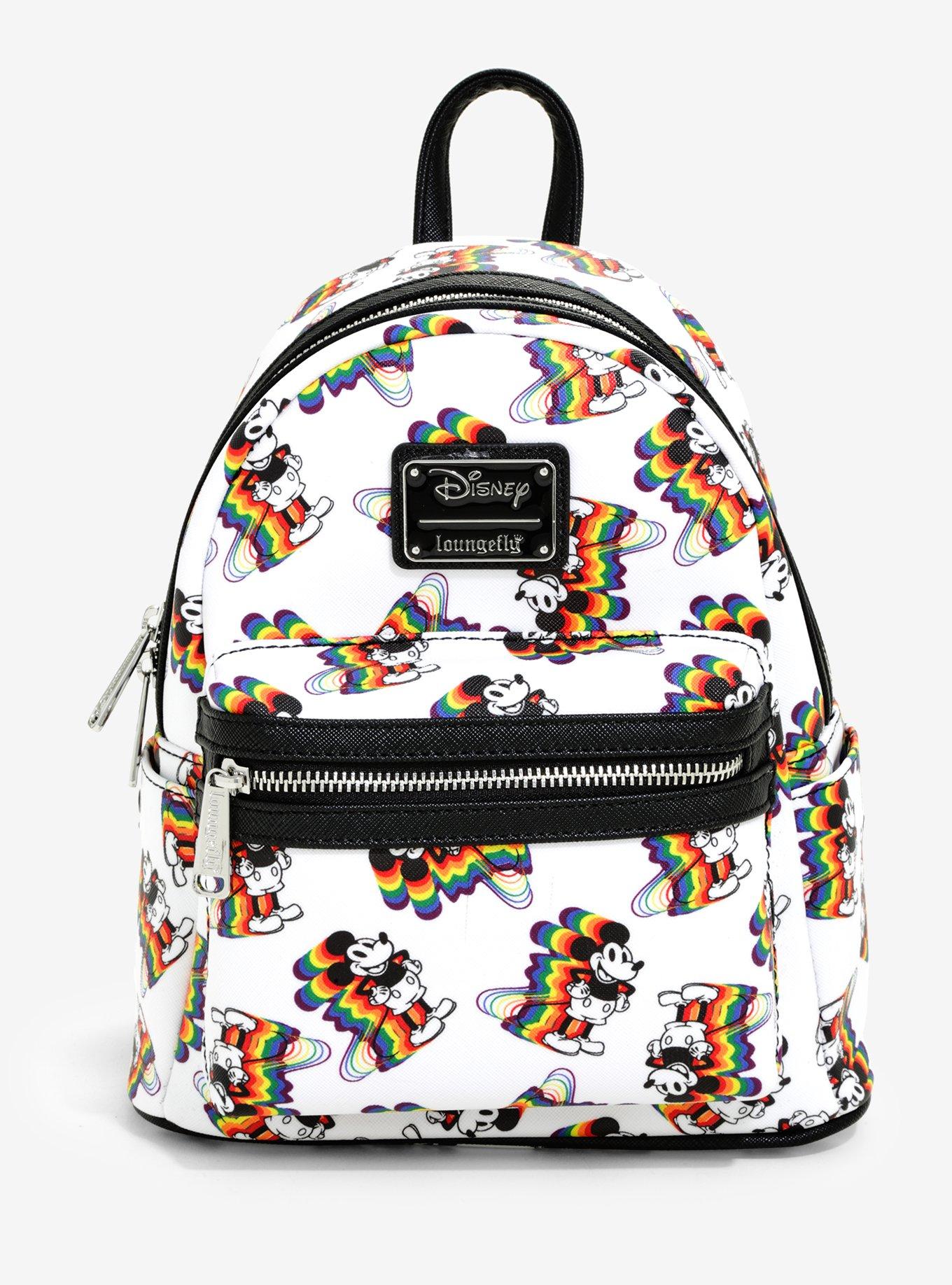 Loungefly Disney Mickey Mouse Rainbow Mini Backpack, , hi-res